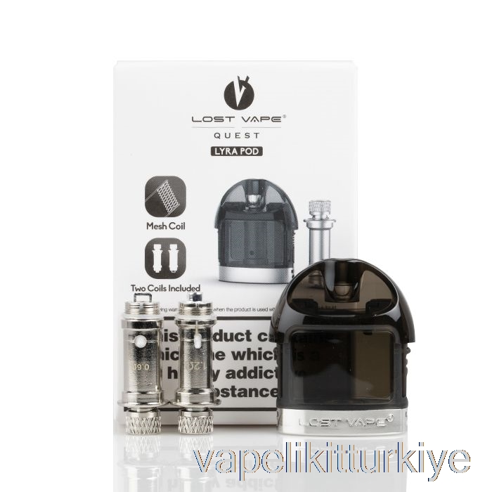 Vape Türkiye Kayıp Vape Lyra Yedek Kapsüller Siyah